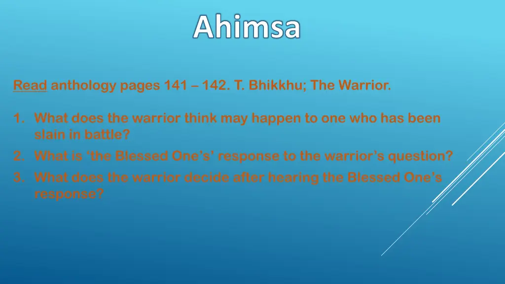 ahimsa 1