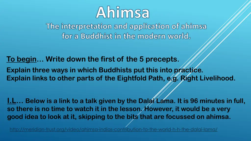 ahimsa