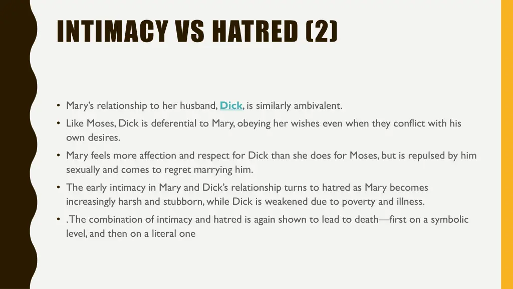 intimacy vs hatred 2