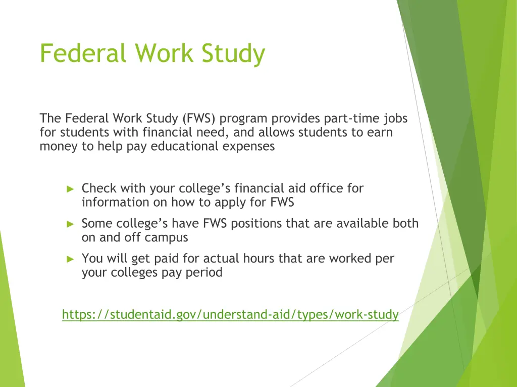 federal work study