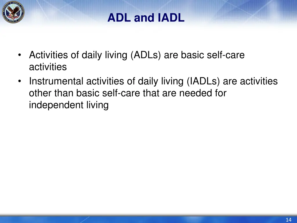 adl and iadl