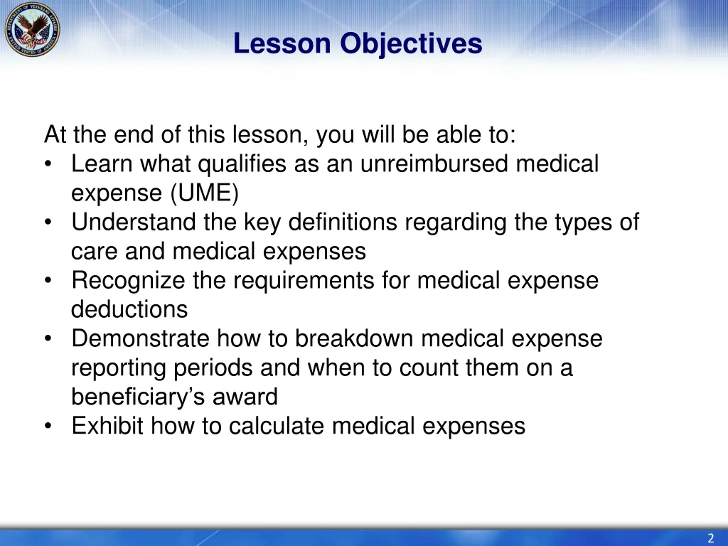 lesson objectives