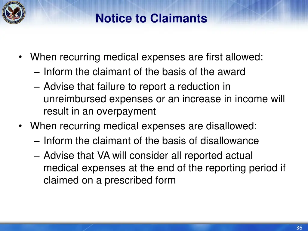 notice to claimants
