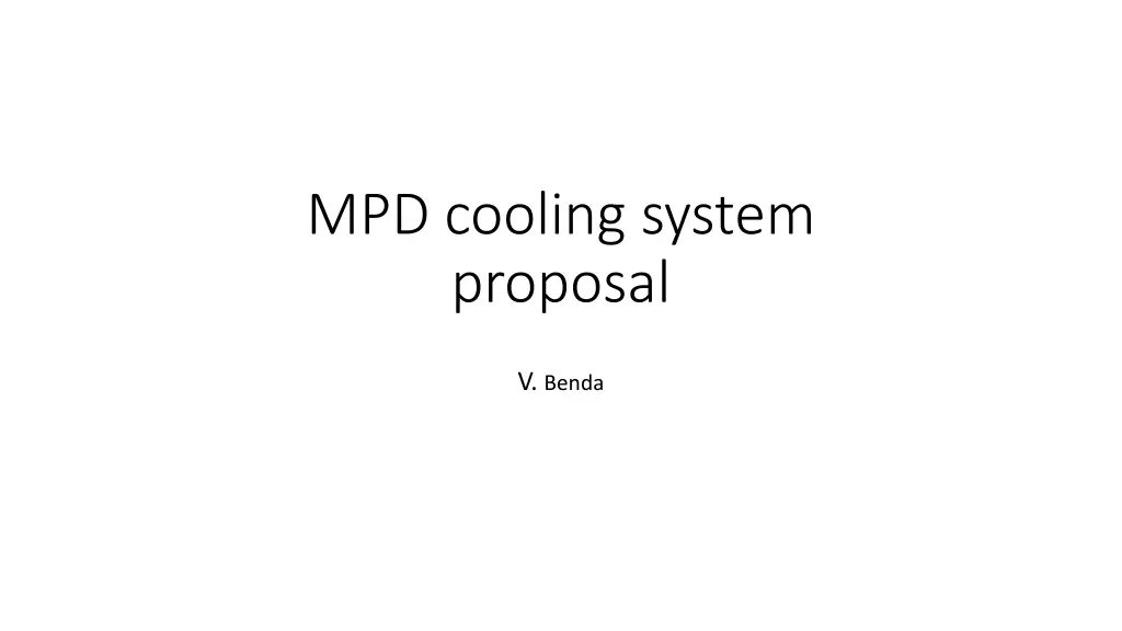 mpd cooling system proposal