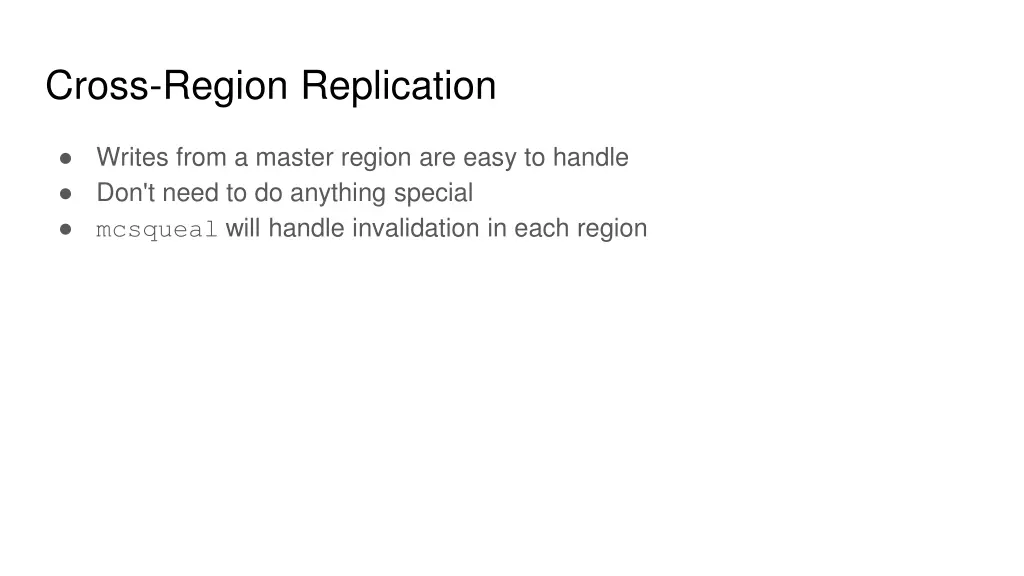 cross region replication 1