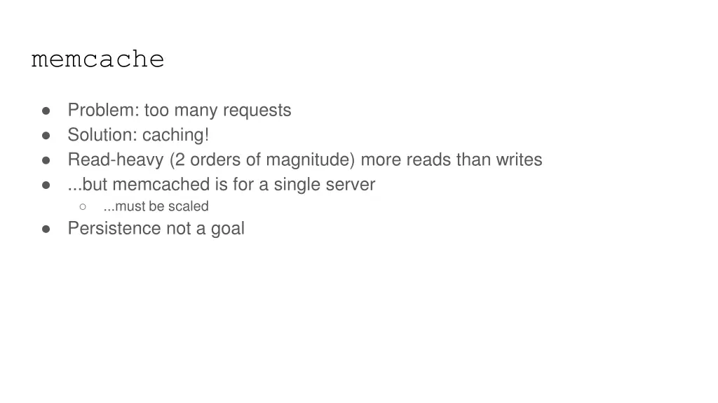 memcache