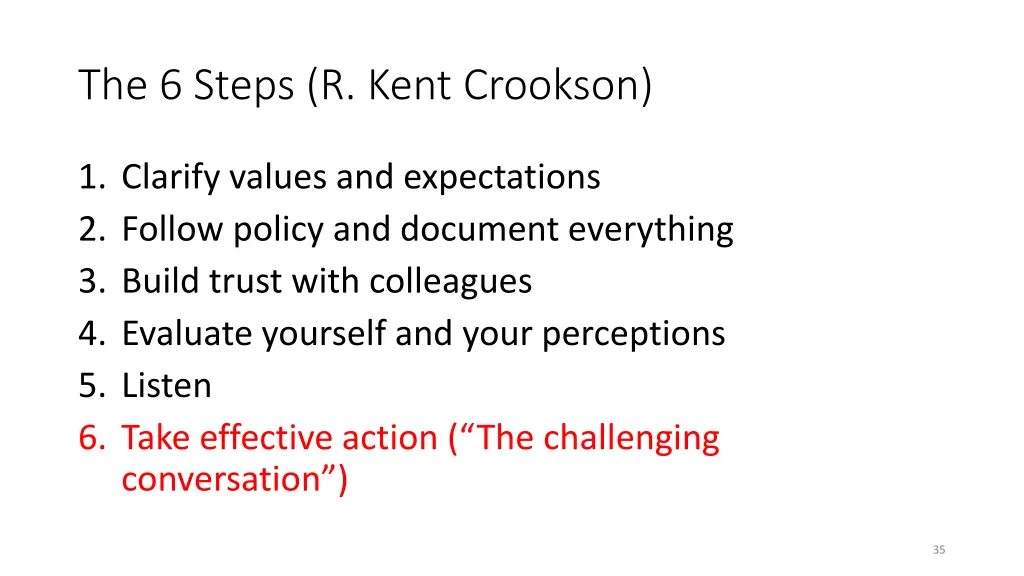 the 6 steps r kent crookson 1