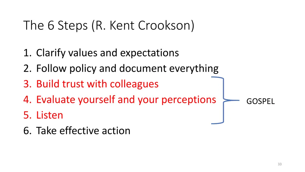 the 6 steps r kent crookson
