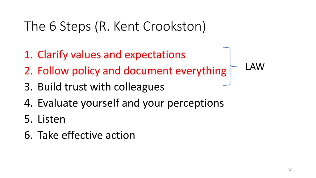 the 6 steps r kent crookston