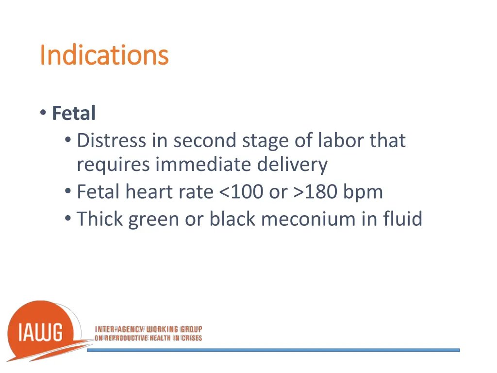 indications indications