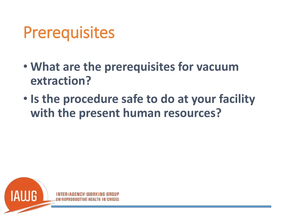 prerequisites prerequisites