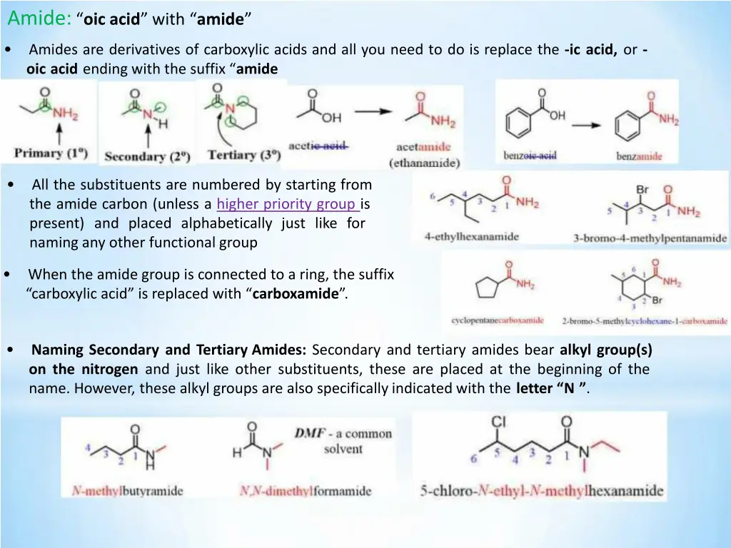 amide oic acid with amide