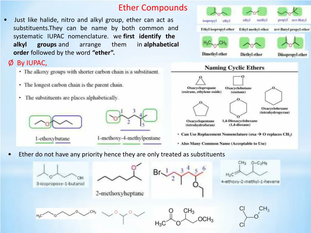ether compounds