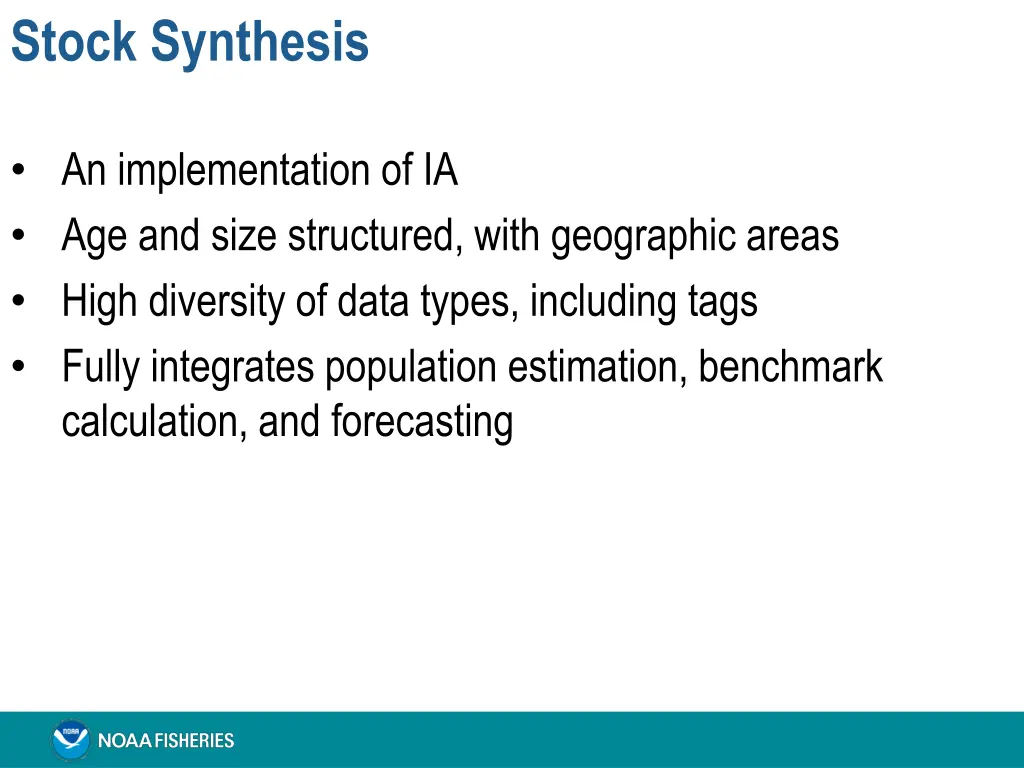 stock synthesis