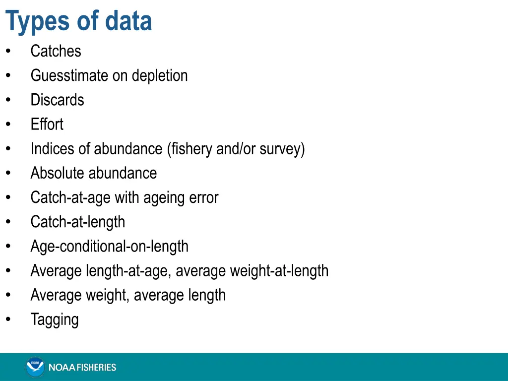 types of data