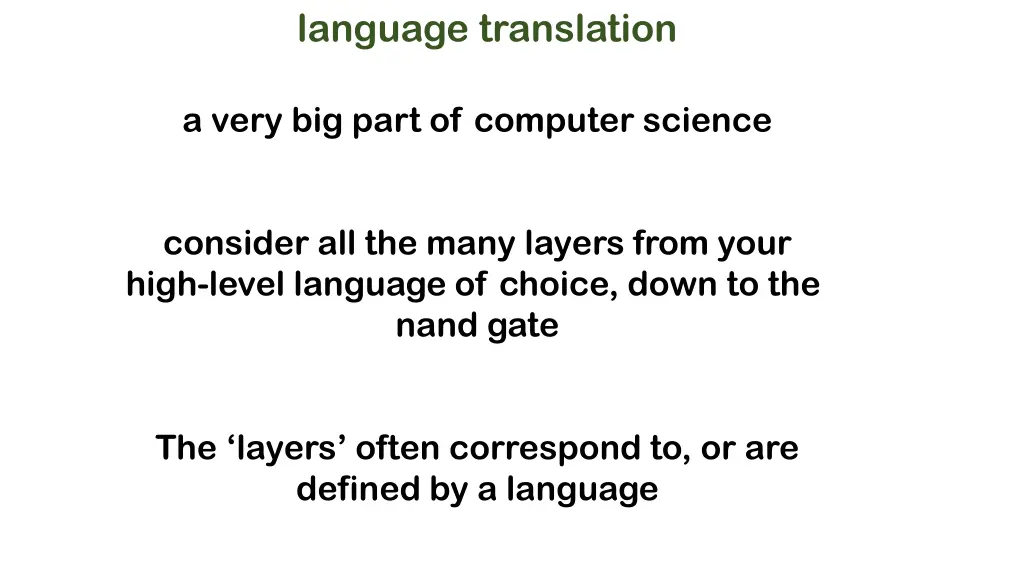 language translation