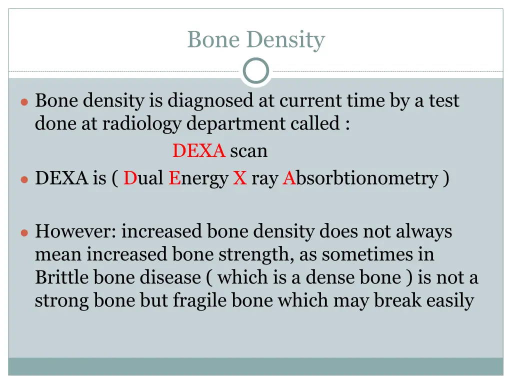 bone density