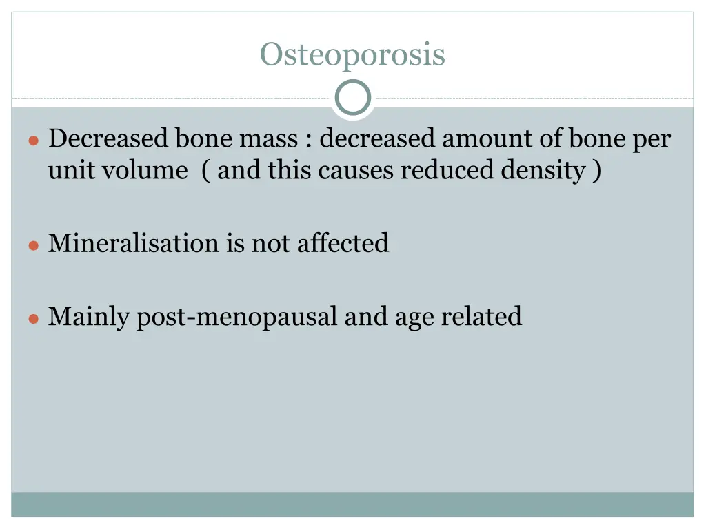 osteoporosis