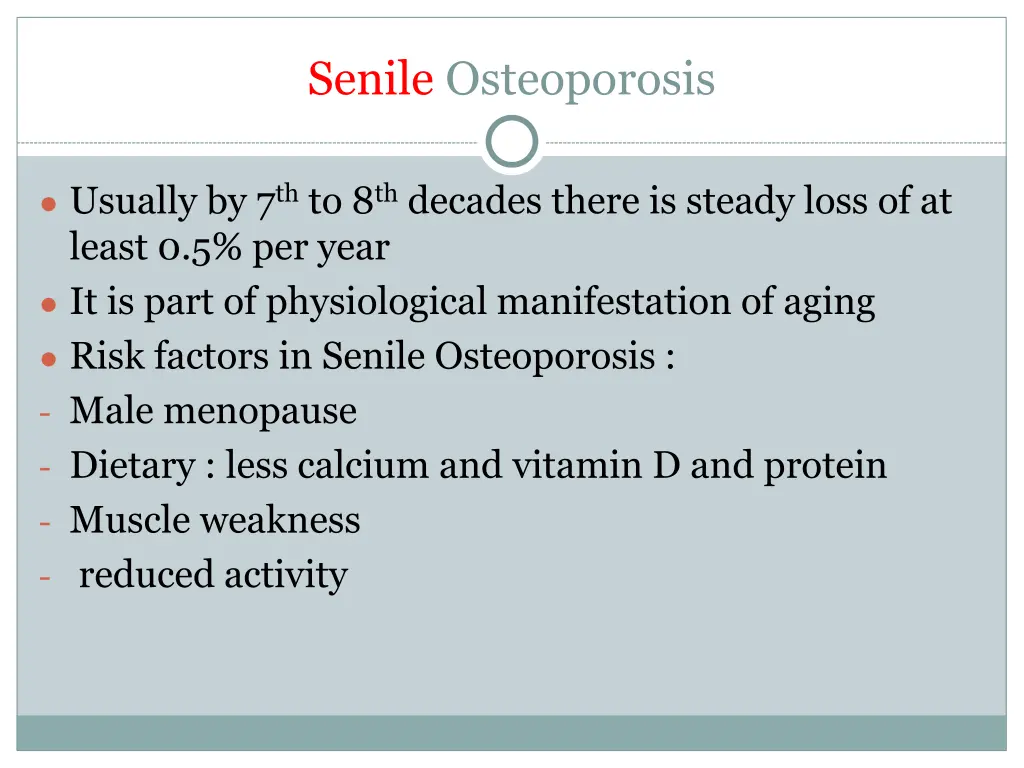 senile osteoporosis