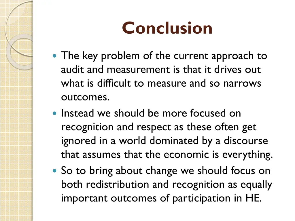 conclusion