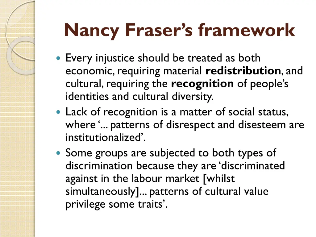 nancy fraser s framework
