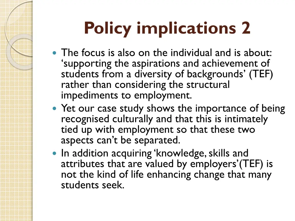policy implications 2
