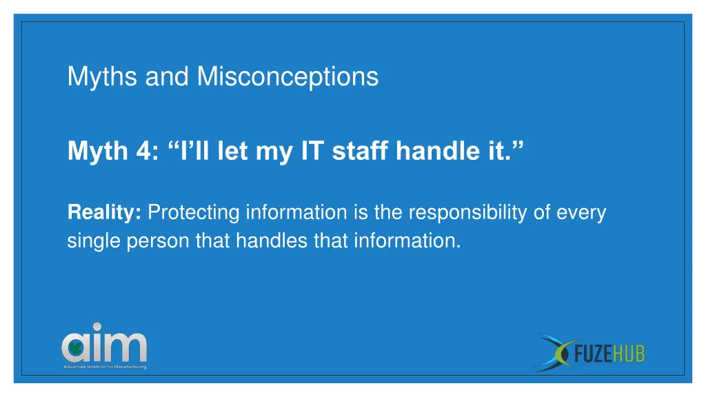 myths and misconceptions 14