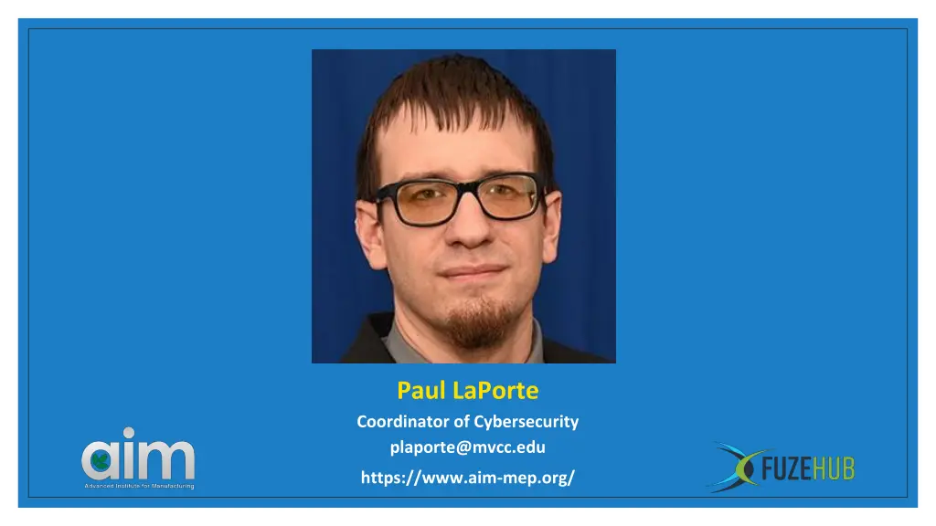 paul laporte coordinator of cybersecurity