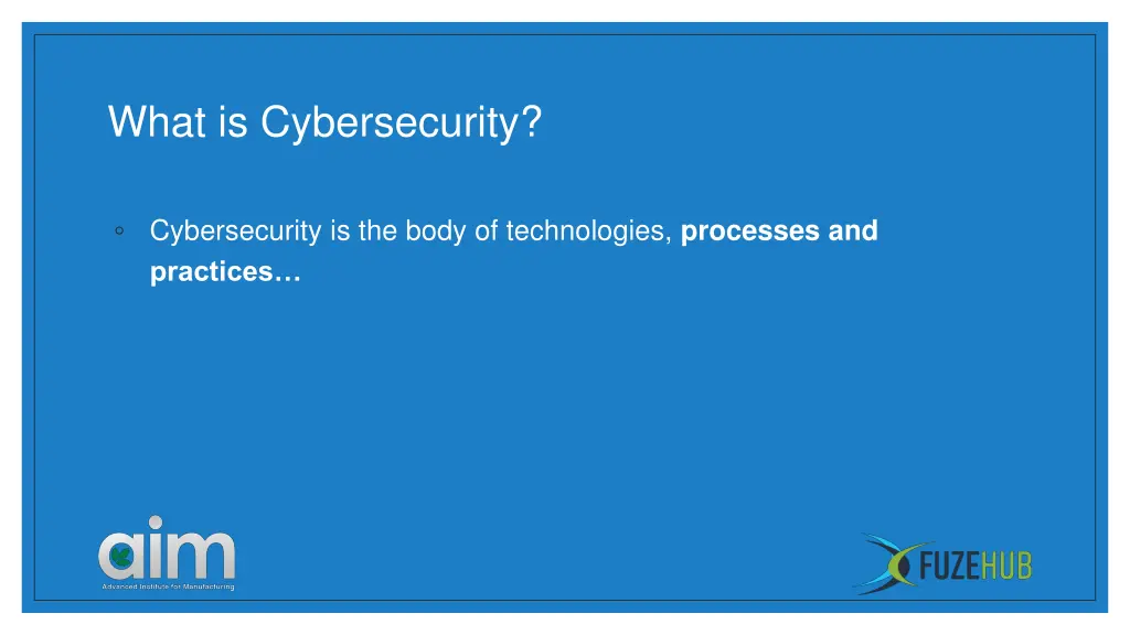 what is cybersecurity 1