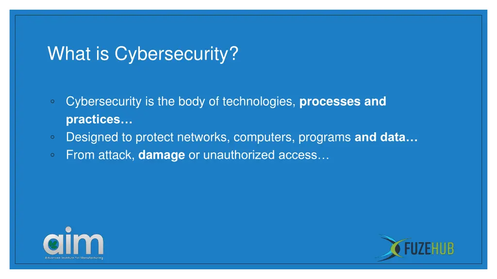 what is cybersecurity 3