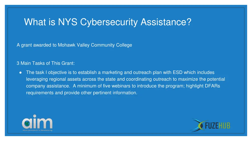 what is nys cybersecurity assistance