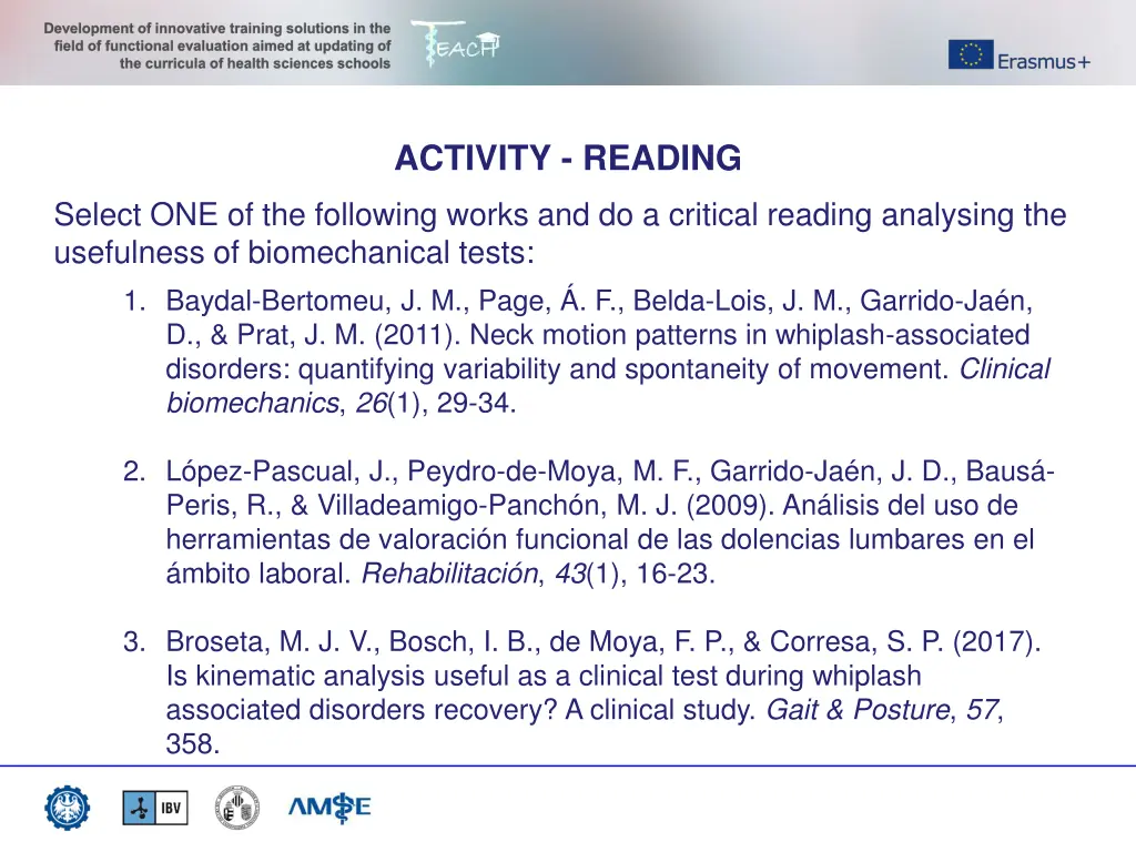 activity reading