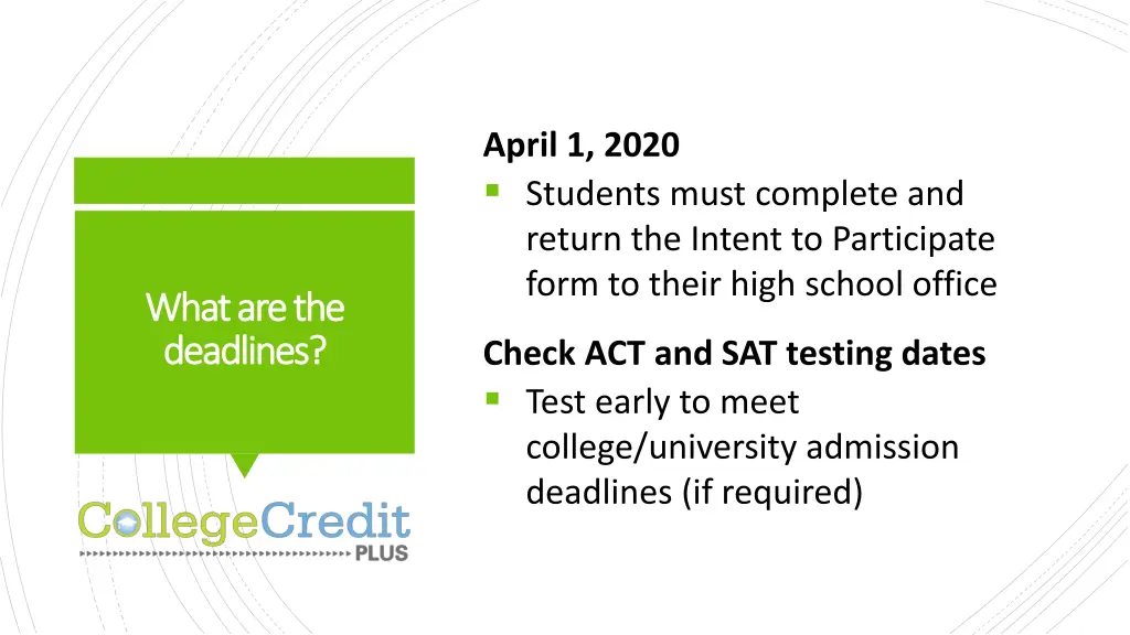 april 1 2020 students must complete and return