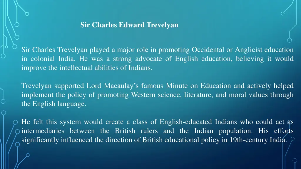 sir charles edward trevelyan