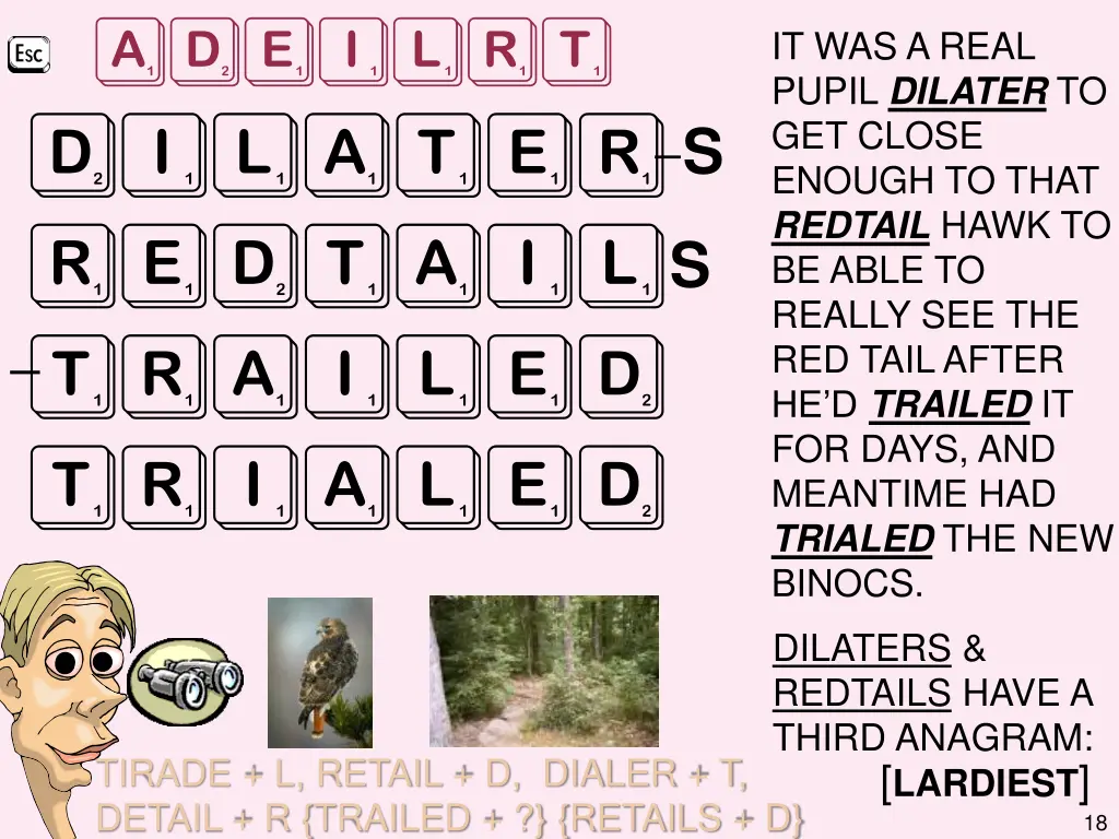 adeilrt dilater redtail trailed trialed