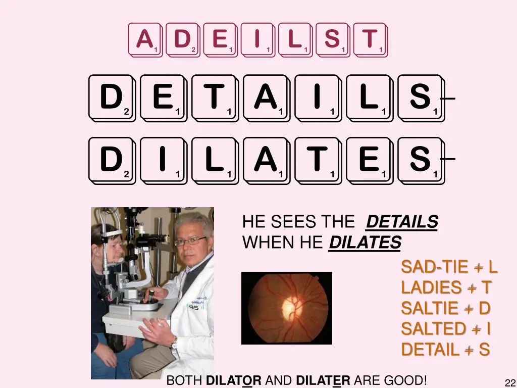 adeilst details dilates