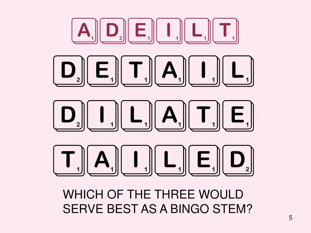 adeilt detail dilate tailed