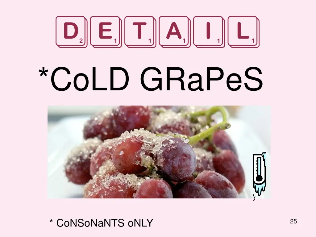 detail cold grapes