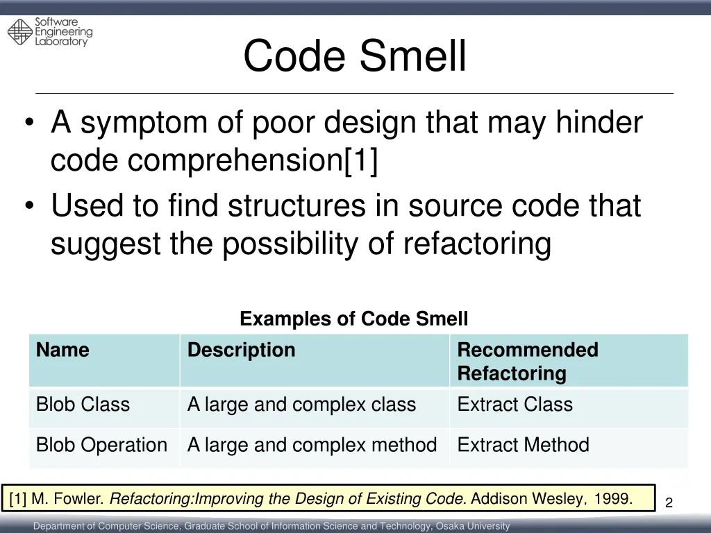 code smell