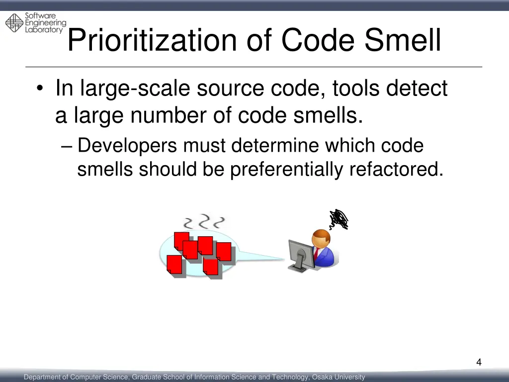 prioritization of code smell