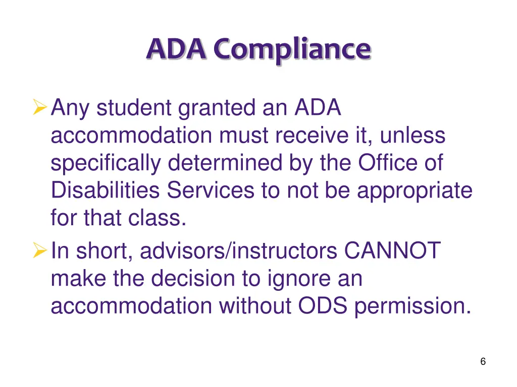 ada compliance