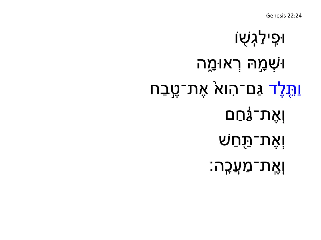 genesis 22 24