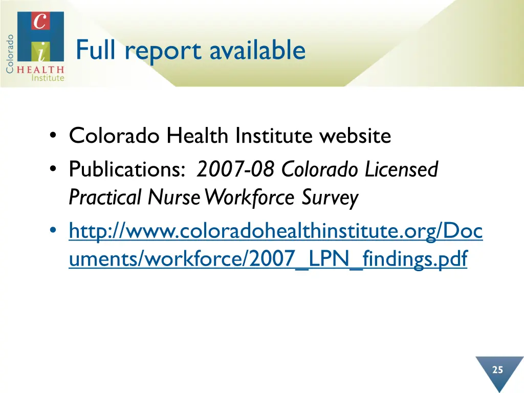 full report available