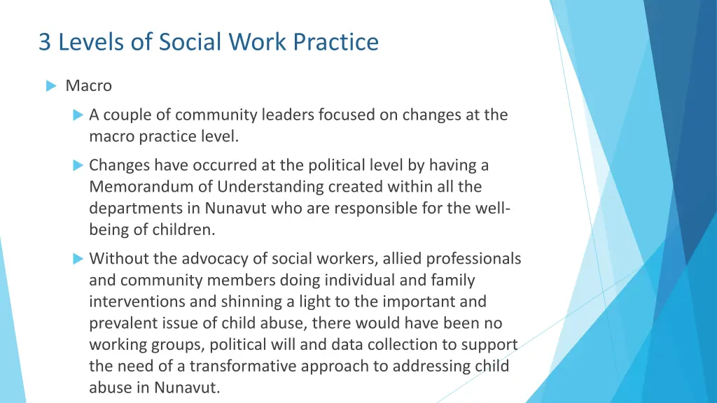 3 levels of social work practice 2
