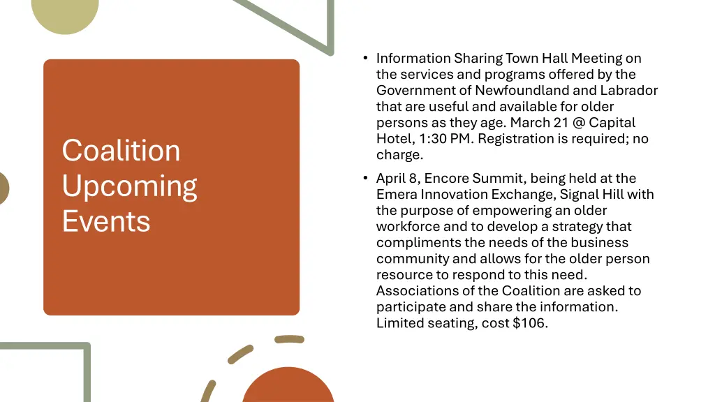 information sharing town hall meeting
