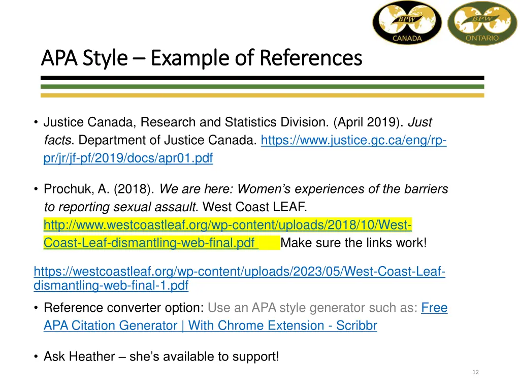 apa style apa style example of references example