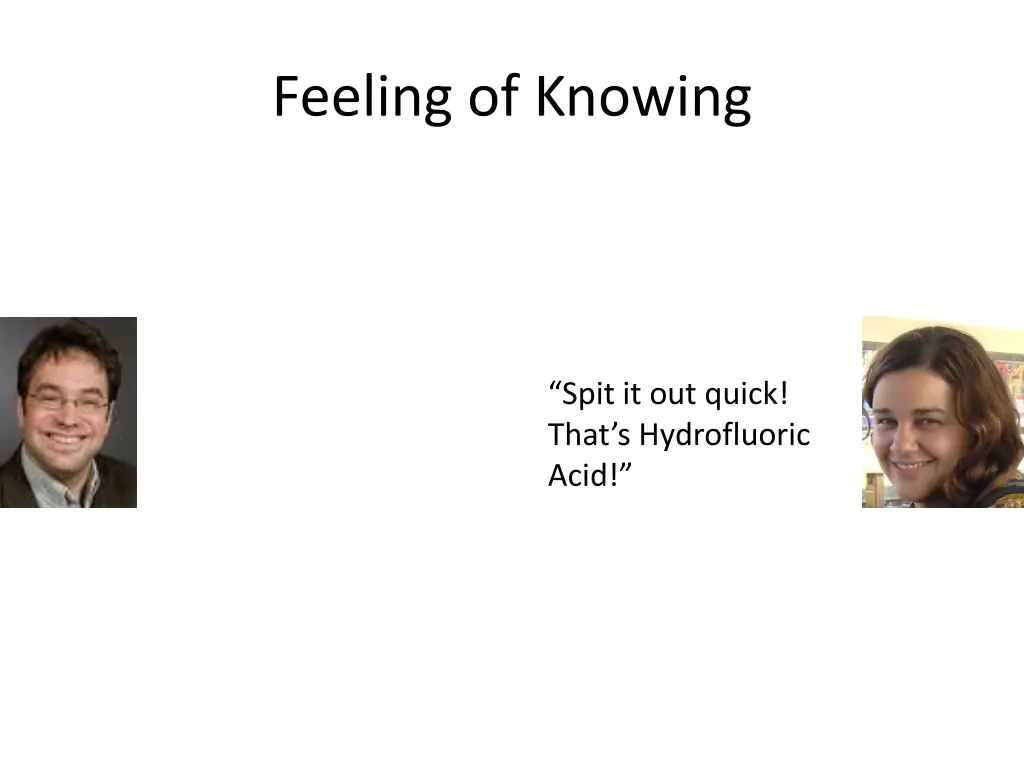 feeling of knowing 2