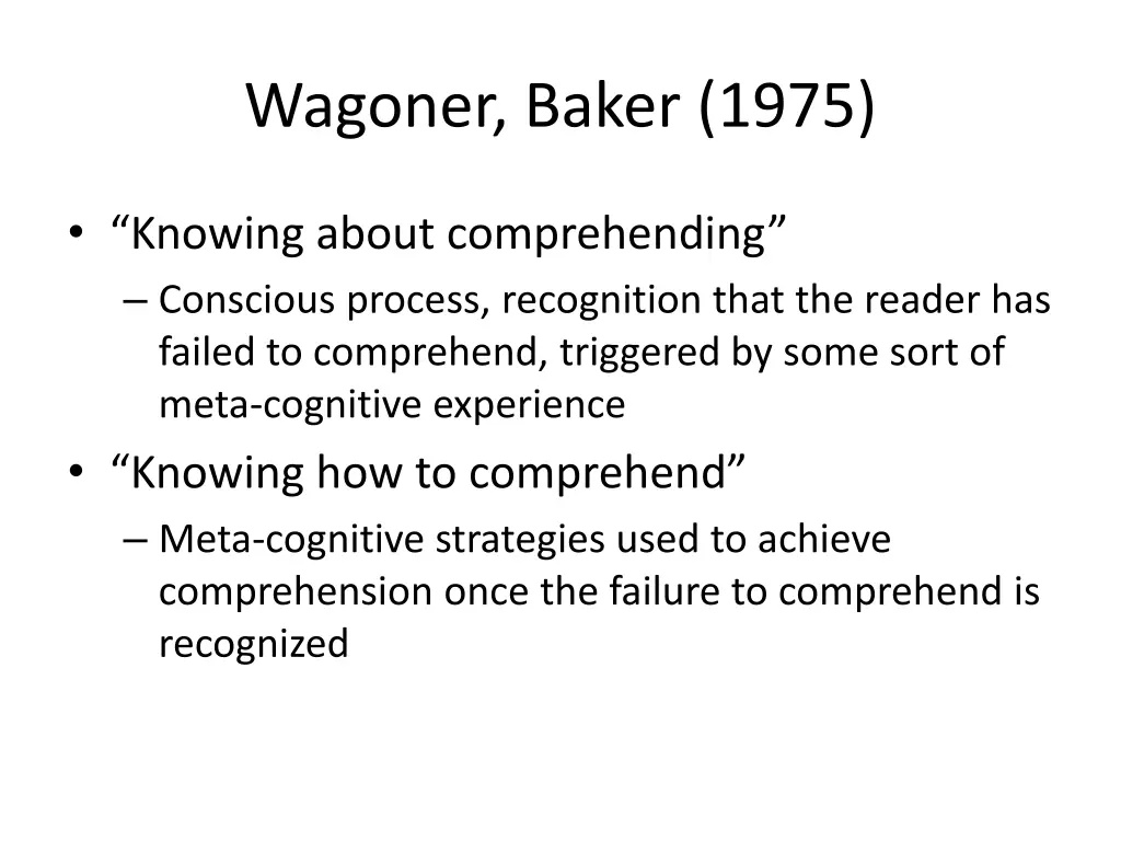wagoner baker 1975