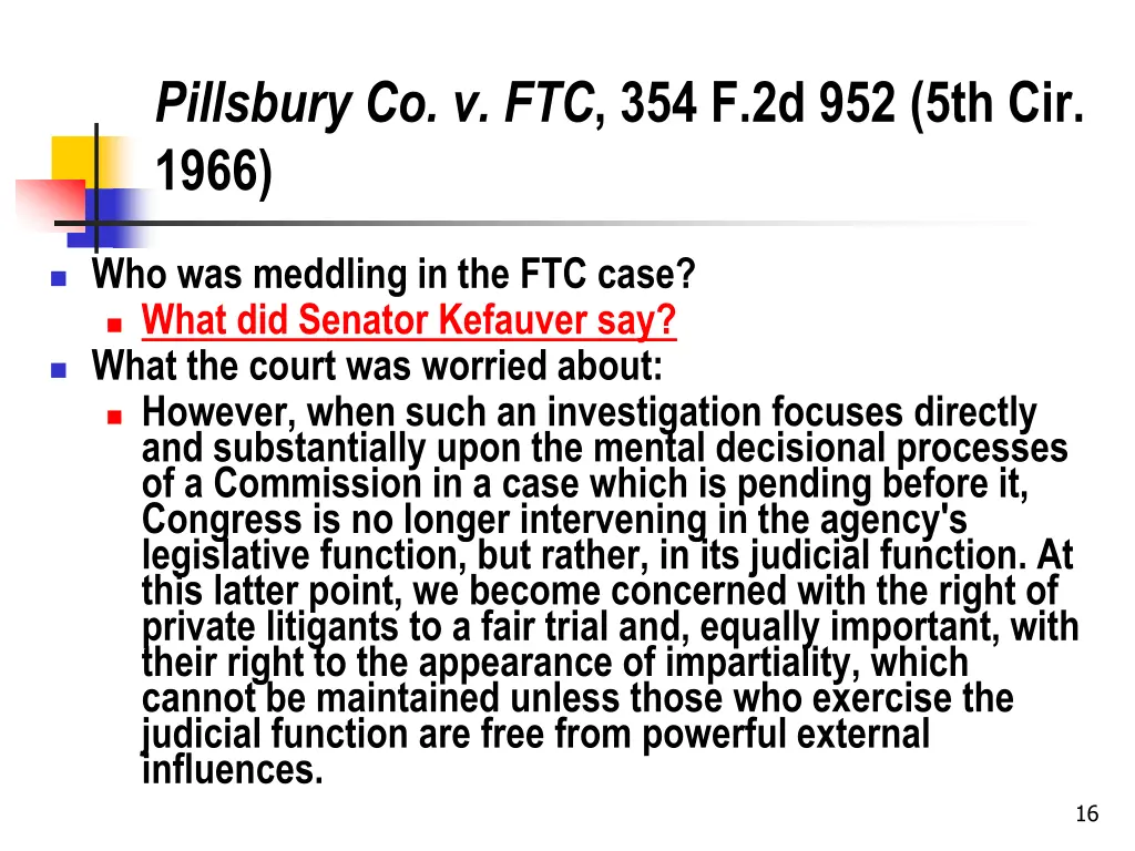 pillsbury co v ftc 354 f 2d 952 5th cir 1966