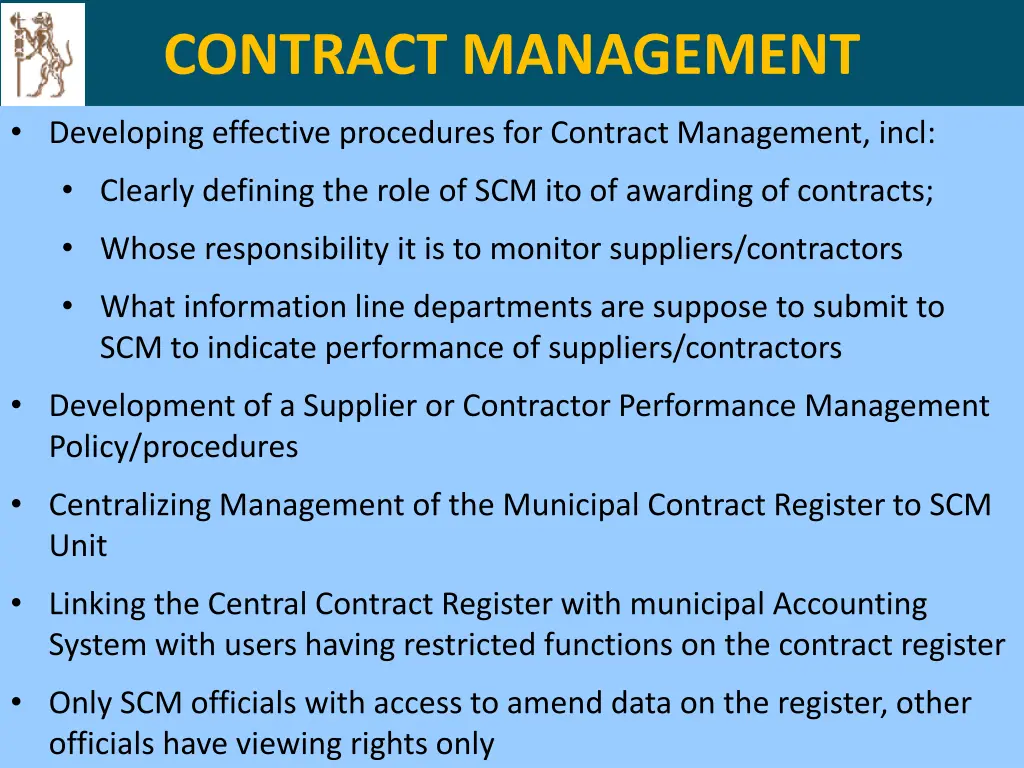 contract management
